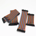 multicolored 30cm length jumper wires ribbon cables dupont wire male to male