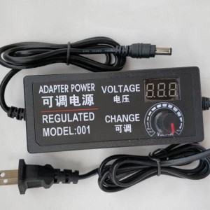 Adjustable AC To DC Power Supply 3-12V 3-24v1A 2A 5A Power Supply Adapter Universal 220V To 24V Volt Adapter