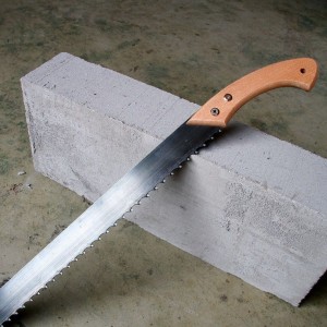 Pull-stroke hand saw series with steel blade