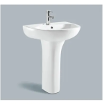 Bathroom Wash Hand Pedestal Basin Sink