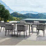 Aluminum outdoor furniture Europe and the United States hot list top five star hotel dedicated outdoor waterproof furniture