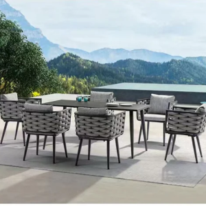 Aluminum outdoor furniture Europe and the United States hot list top five star hotel dedicated outdoor waterproof furniture