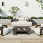 Luxury Sofa Garden Outdoor Patio Sofa Set Resort Patio Furniture