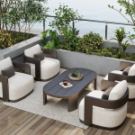 Luxury Sofa Garden Outdoor Patio Sofa Set Resort Patio Furniture